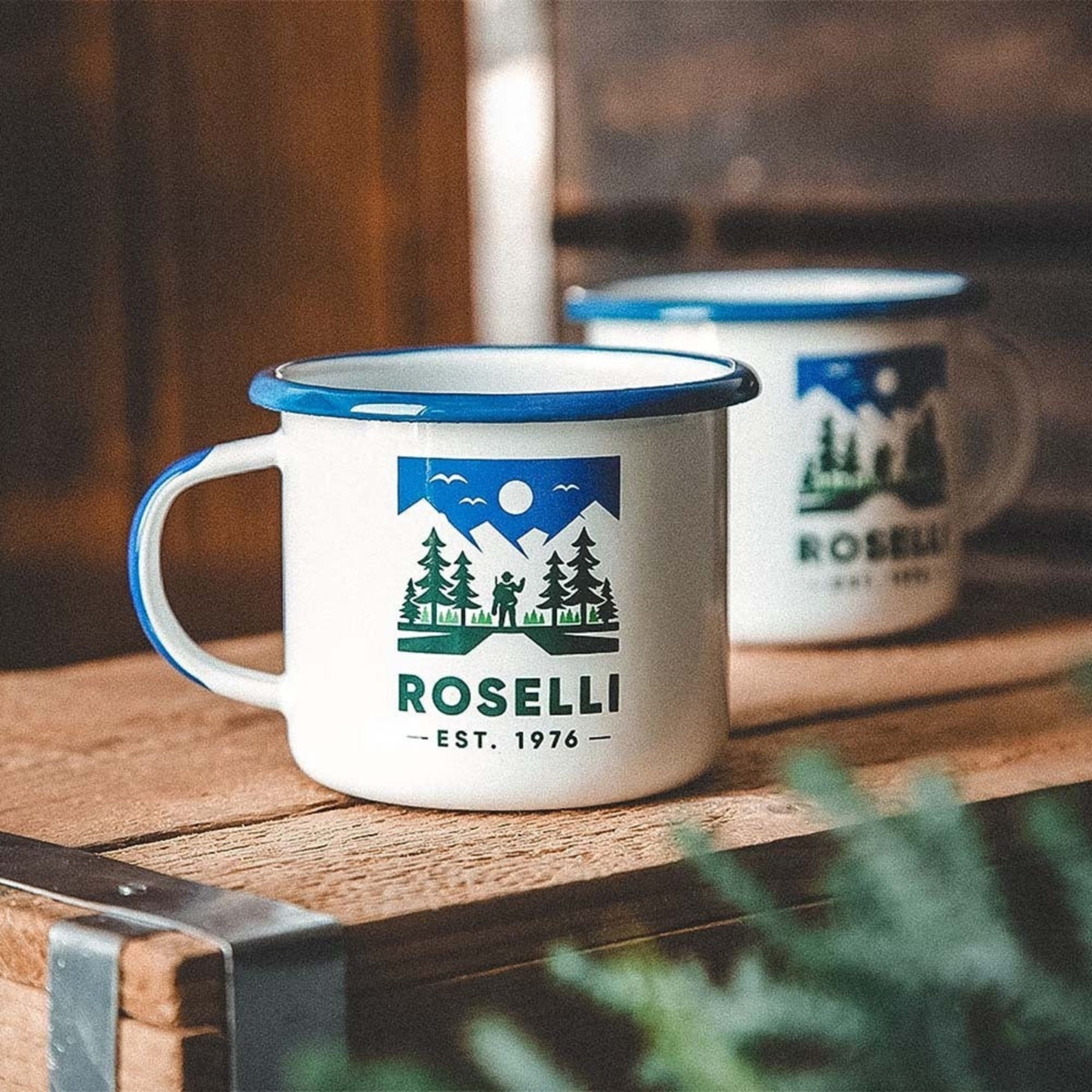 ROSELLI | MUG - Tazza smaltata - BackPacco - BP-ROSELLI-R1016W