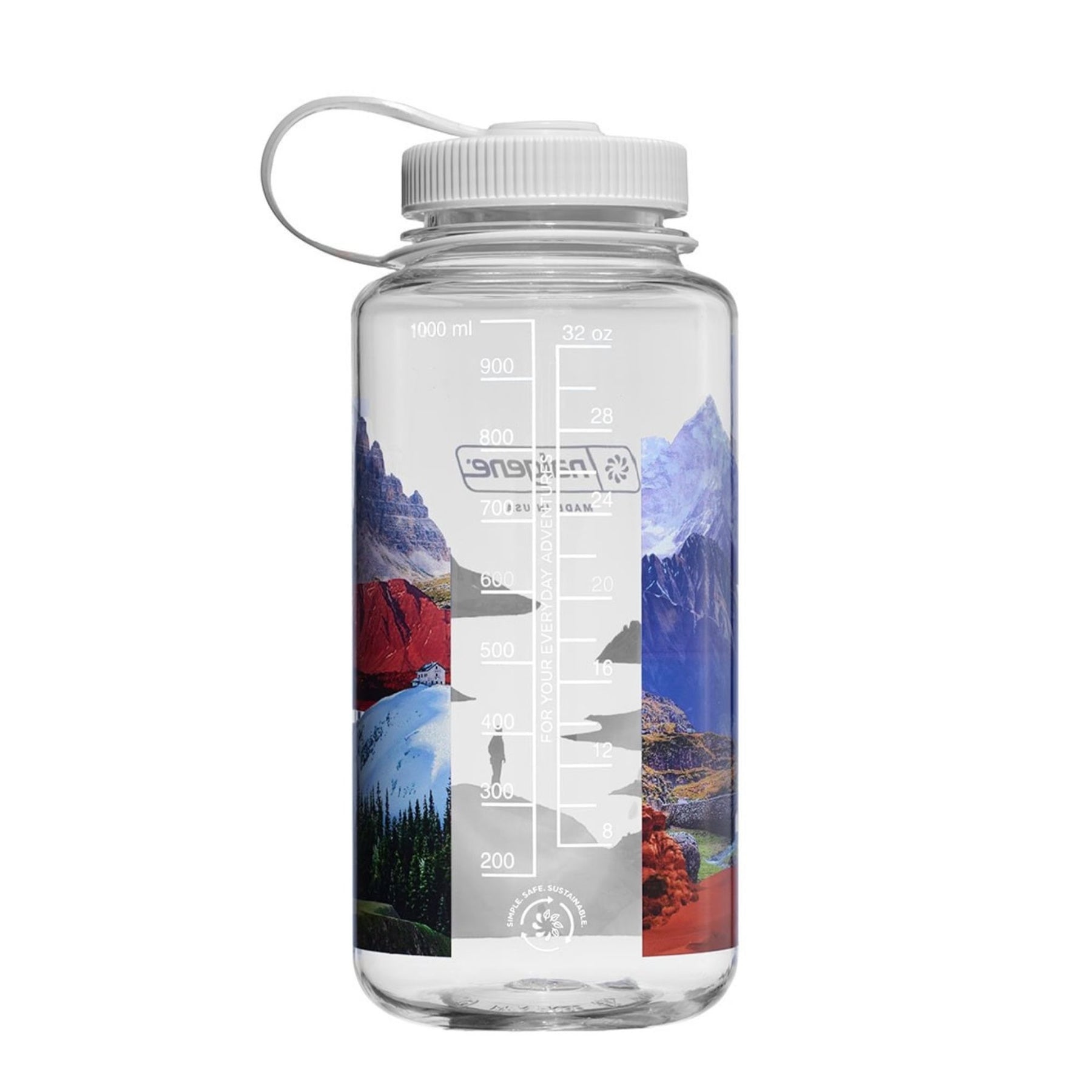 NALGENE | WIDE MOUTH SURREALIST BOTTLE Mixed Landscapes - Borraccia a bocca larga 0.94 L in edizione limitata