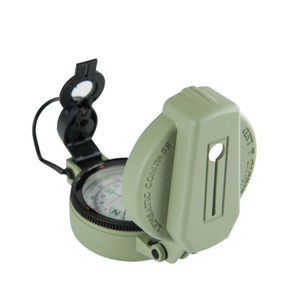 Helikon-Tex Ranger MK2 Compass Lighted: Bussola prismatica lensatica basata sul modello Ranger MK2, dotata di illuminazione LED interna per navigazione notturna. Realizzata in alluminio resistente, include quadrante con punti cardinali. Strumento di precisione per outdoor.
