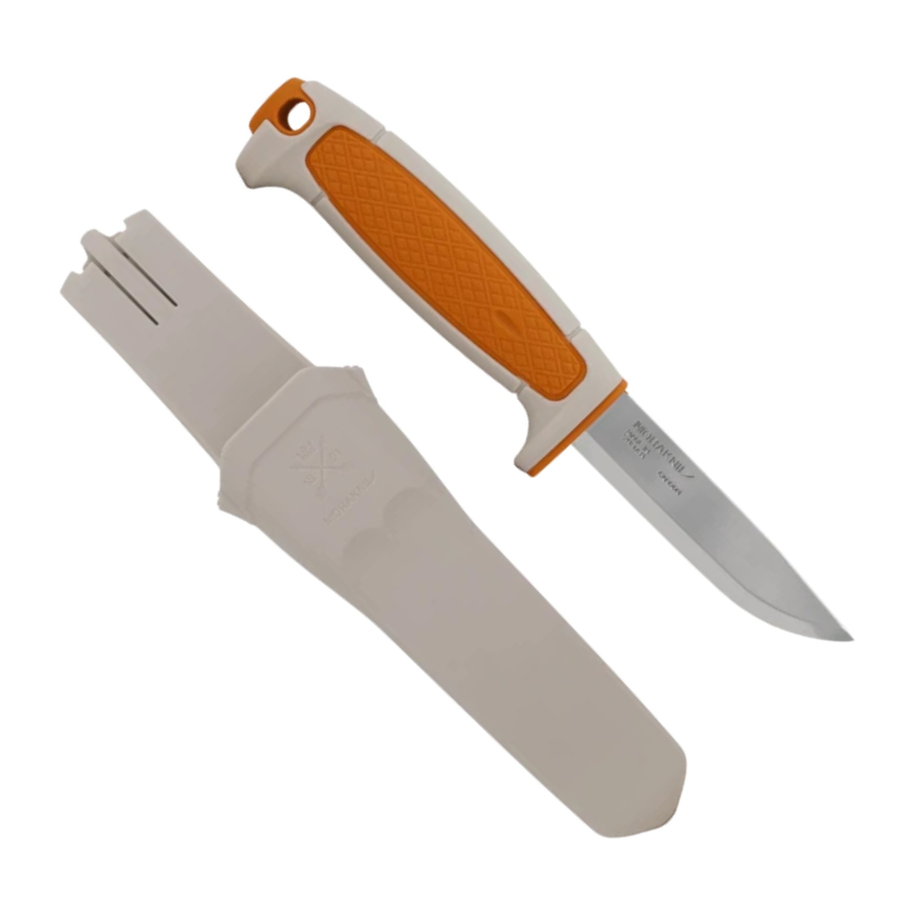 Morakniv Risberg coltello a lama fissa per outdoor e campeggio lama con affilatura scandi impugnatura ergonomica in polimero strutturato antiscivolo e foro per cordino ideale per escursionismo bushcraft e attività nella natura