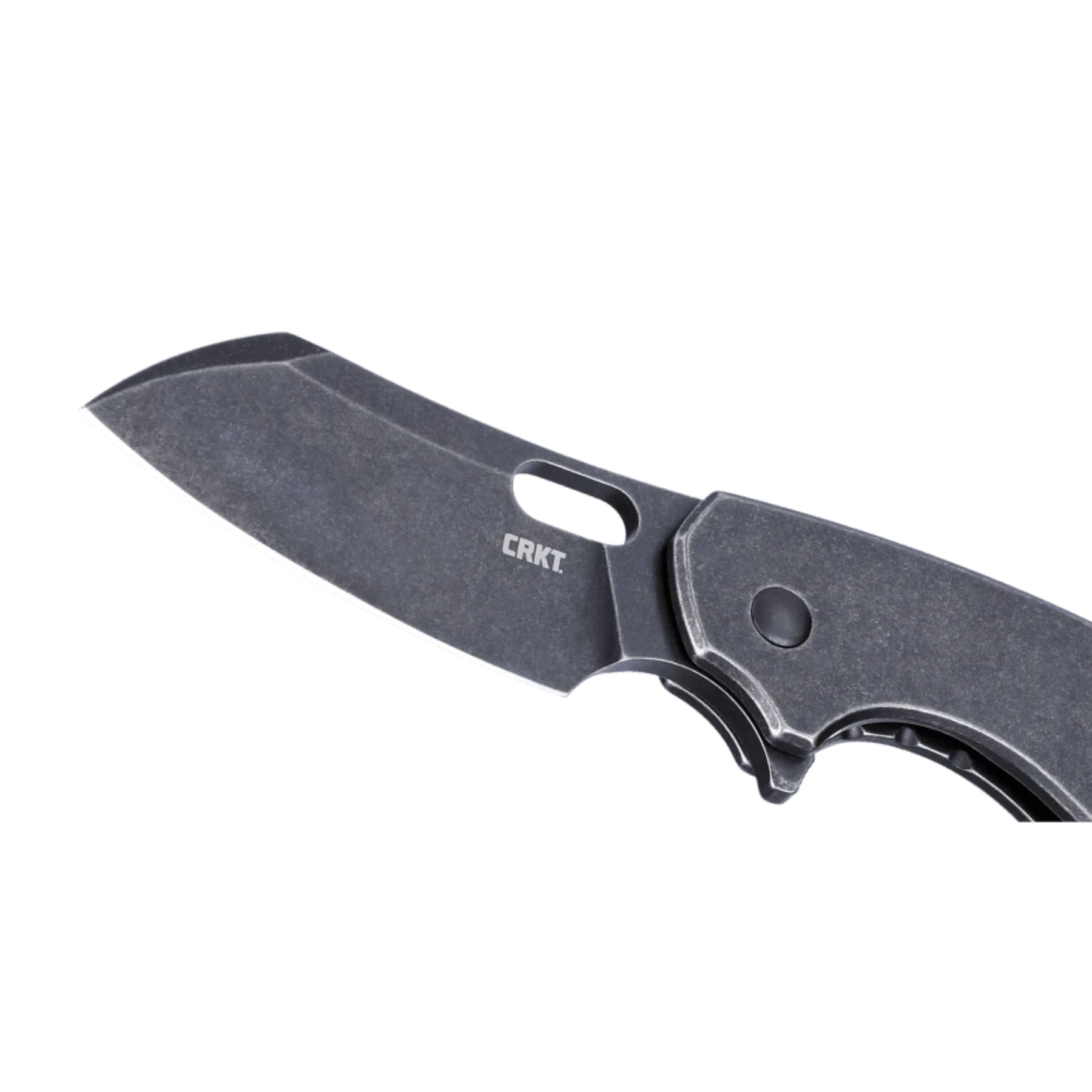 CRKT Pilar Large SS coltello chiudibile con lama sheepsfoot in acciaio 8Cr14MoV finitura stonewash, blocco frame lock e impugnatura in acciaio inox, ideale per EDC e utility outdoor.