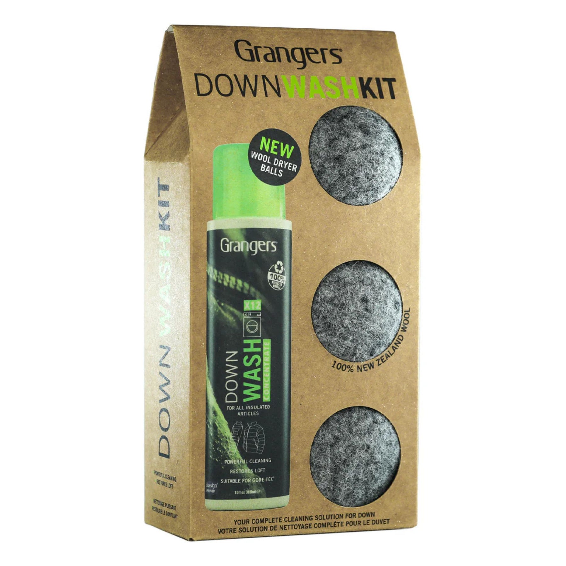 GRANGERS | DOWN WASH KIT - Kit per la cura dei piumini - BackPacco - BP-GRANGERS-DOWN-WASH-KIT