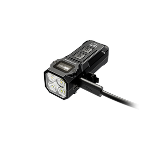 Torcia portachiavi ricaricabile Nitecore TUP2 con display OLED, potenza massima di 1200 lumen, corpo in alluminio, compatta, ideale per l'uso quotidiano (EDC)