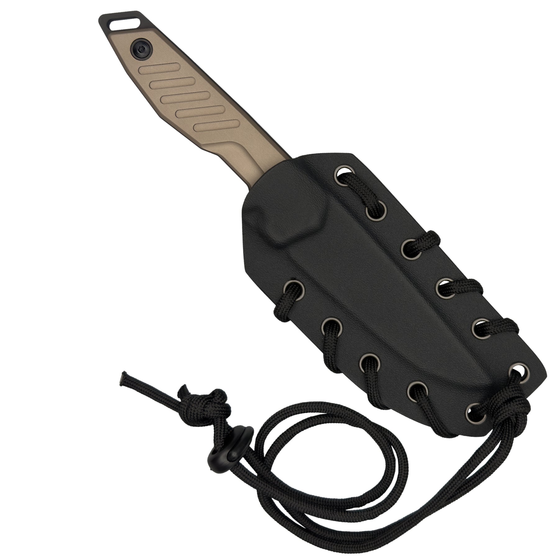 Extrema Ratio BFK Pixel coltello a lama fissa compatto con profilo tanto modificato,  impugnatura ergonomica scanalata e passante per cordino ideale per everyday carry tattico