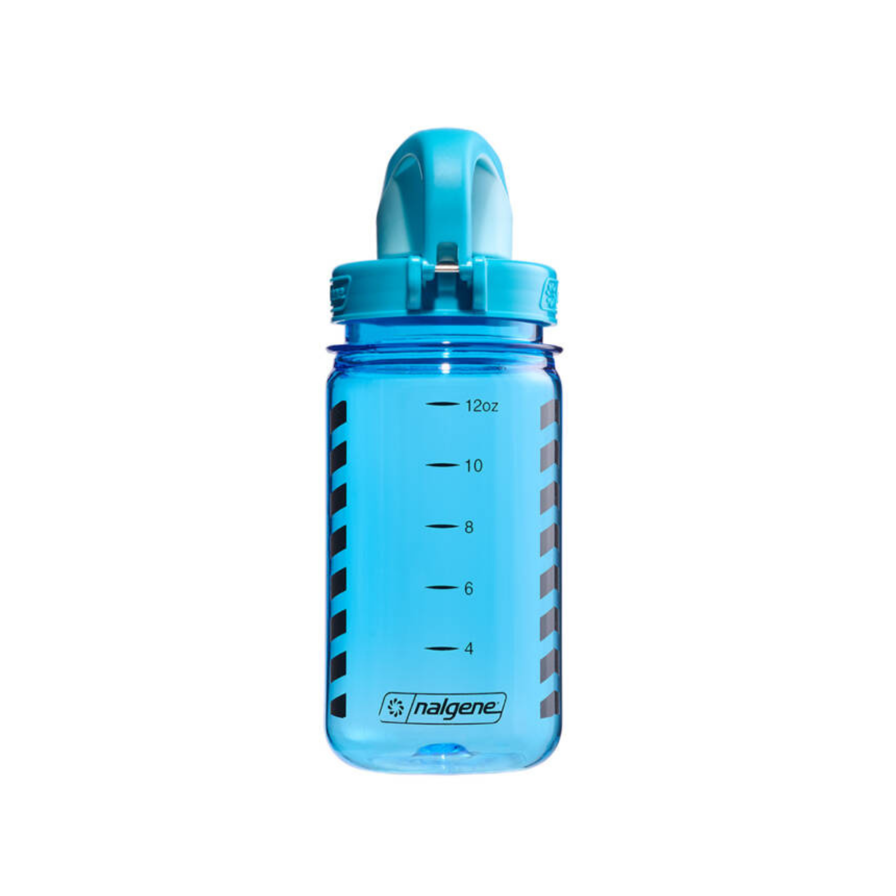 NALGENE KID ON-THE-FLY LOCK-TOP SUSTAIN BOTTLE Borraccia da 350 ml per bambini. Design a prova di perdite con tappo a scatto e blocco, realizzata in Tritan Renew. Ideale per scuola, sport o avventure all'aperto.