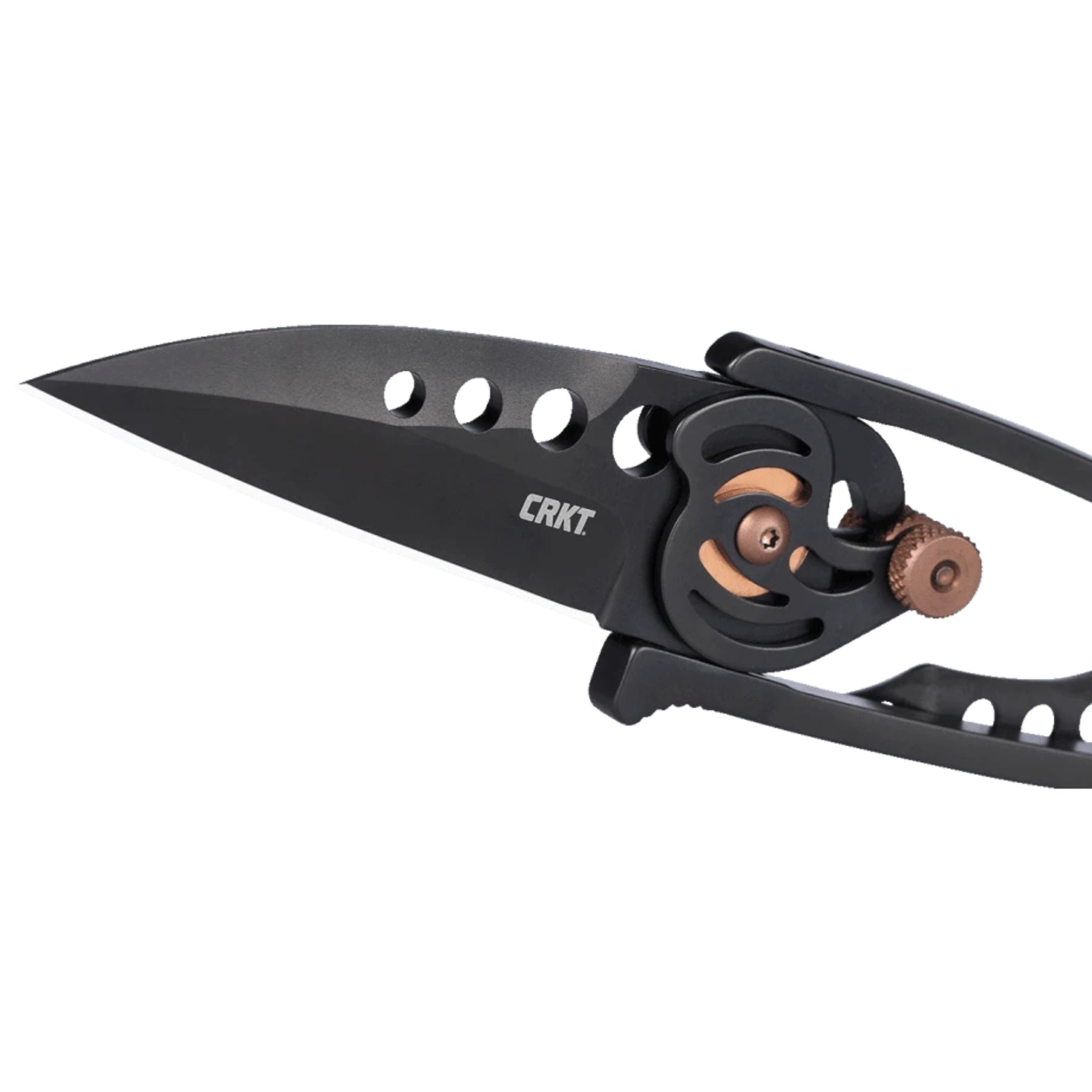 CRKT Snap Lock coltello chiudibile tascabile con sistema di apertura laterale rotante a camma design Ed Van Hoy, lama in acciaio inox e impugnatura scheletrata per EDC