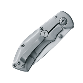 Coltello chiudibile da tasca Fox Edge Pop Smoke per EDC (Everyday Carry), lama in acciaio e blocco frame lock