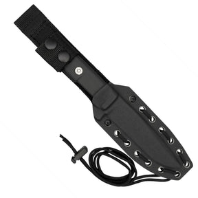 Extrema Ratio Folgore CK0015X coltello a lama fissa tattico con impugnatura ergonomica antiscivolo foro per laccetto e lama drop point satinata con logo inciso e zigrinatura superiore per appoggio pollice ideale per usi professionali e outdoor.