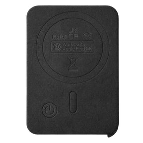 MOERO | M2 ULTRA ALCANTARA BLUE - Portafoglio MagSafe con localizzatore - BackPacco - BP-MOERO-M2ULTRA-ALCANTARA-BLU