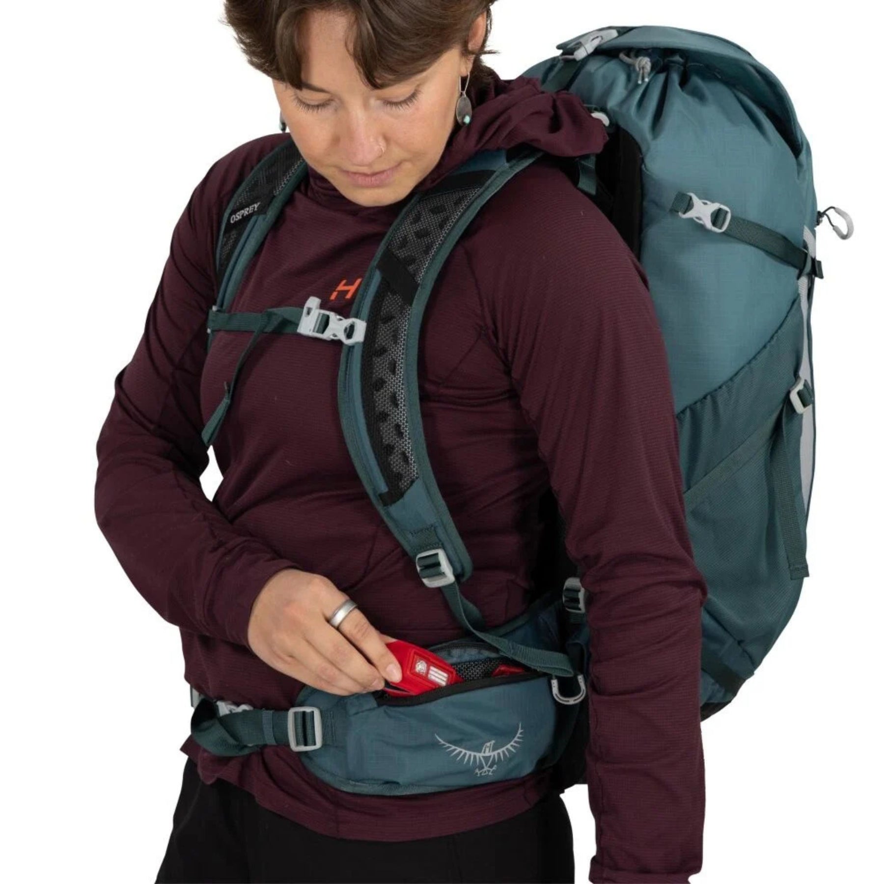 Osprey Sportlite 30 zaino da escursionismo e trekking da 30 L con caricamento dall'alto, tasca frontale elasticizzata, spallacci anatomici traspiranti e cintura lombare imbottita con tasca con zip. Collezione 2026.