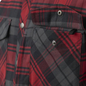 Helikon-Tex Winter Warden Shirt KO-WWS-PB camicia invernale imbottita con isolamento sintetico da 60 g/m2, rinforzi sulle spalle in tessuto VersaStretch, chiusura con bottoni automatici Prym, polsini regolabili e 7 tasche funzionali per bushcraft, escursionismo e outdoor