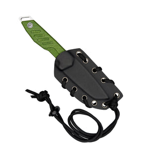 Extrema Ratio BFK Micro coltello a lama fissa compatto con profilo tanto modificato, impugnatura ergonomica sagomata e foro passante per cordino ideale per everyday carry tattico