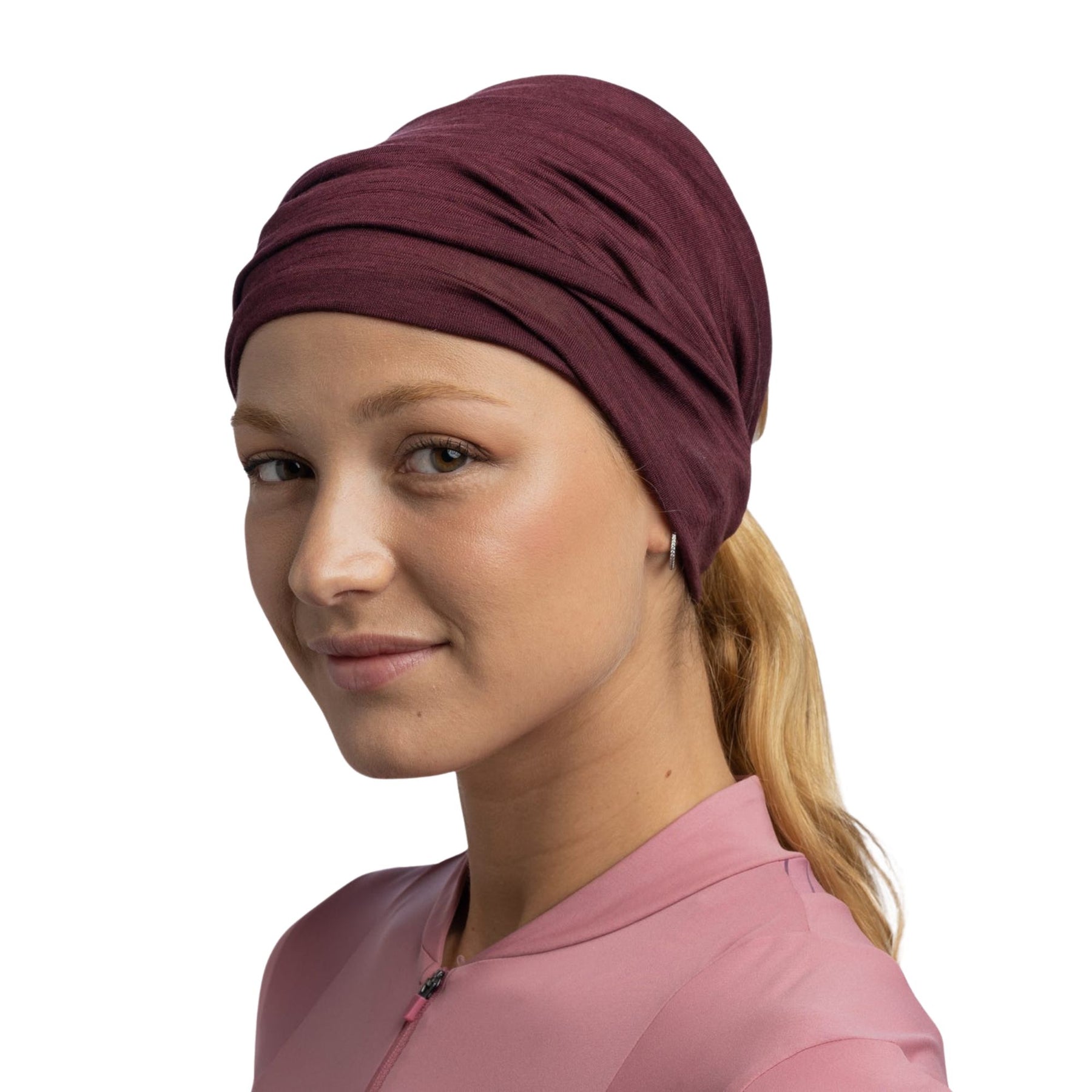 BUFF | MERINO LIGHTWEIGHT NECKWEAR - SOLID GARNET - Scaldacollo in lana merino