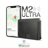 MOERO | M2 ULTRA VINTAGE GREY - Portafoglio MagSafe con localizzatore - BackPacco - BP-MOERO-M2ULTRA-VINTAGE-GRY