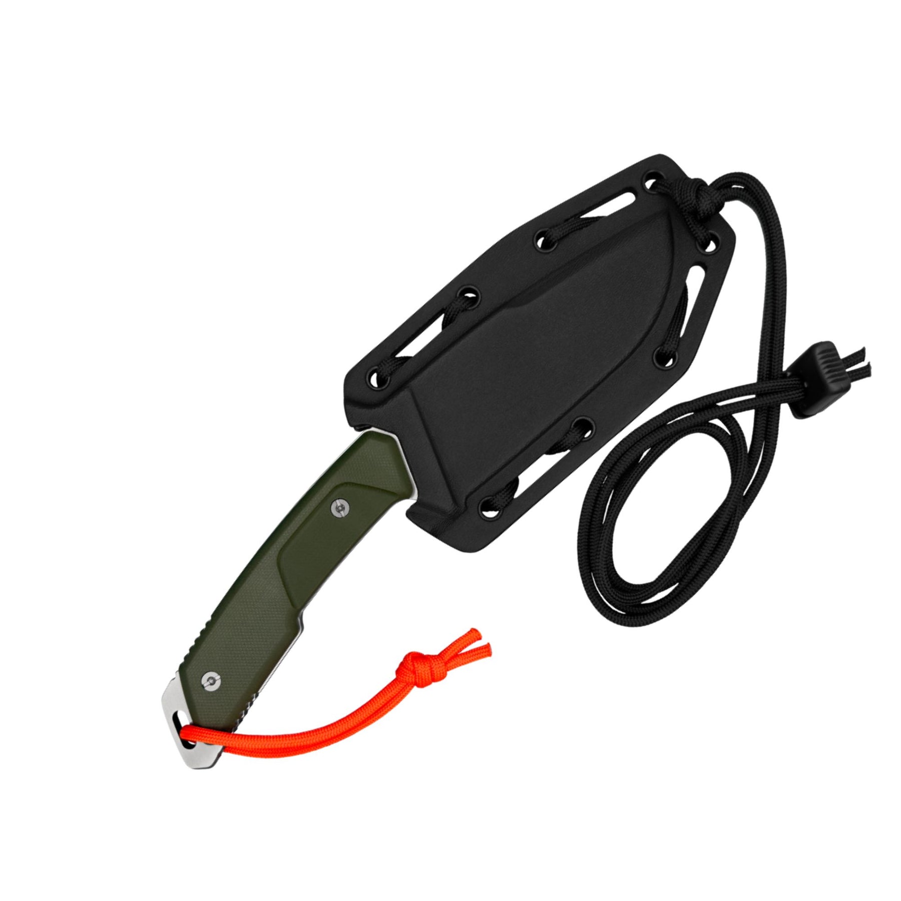 Extrema Ratio Sethlans Outdoor. Coltello a lama fissa in acciaio S600 con guancette in G10 e cordino. Design full tang robusto firmato Daniele Dal Canto. Strumento tattico tuttofare ideale per bushcraft e sopravvivenza.