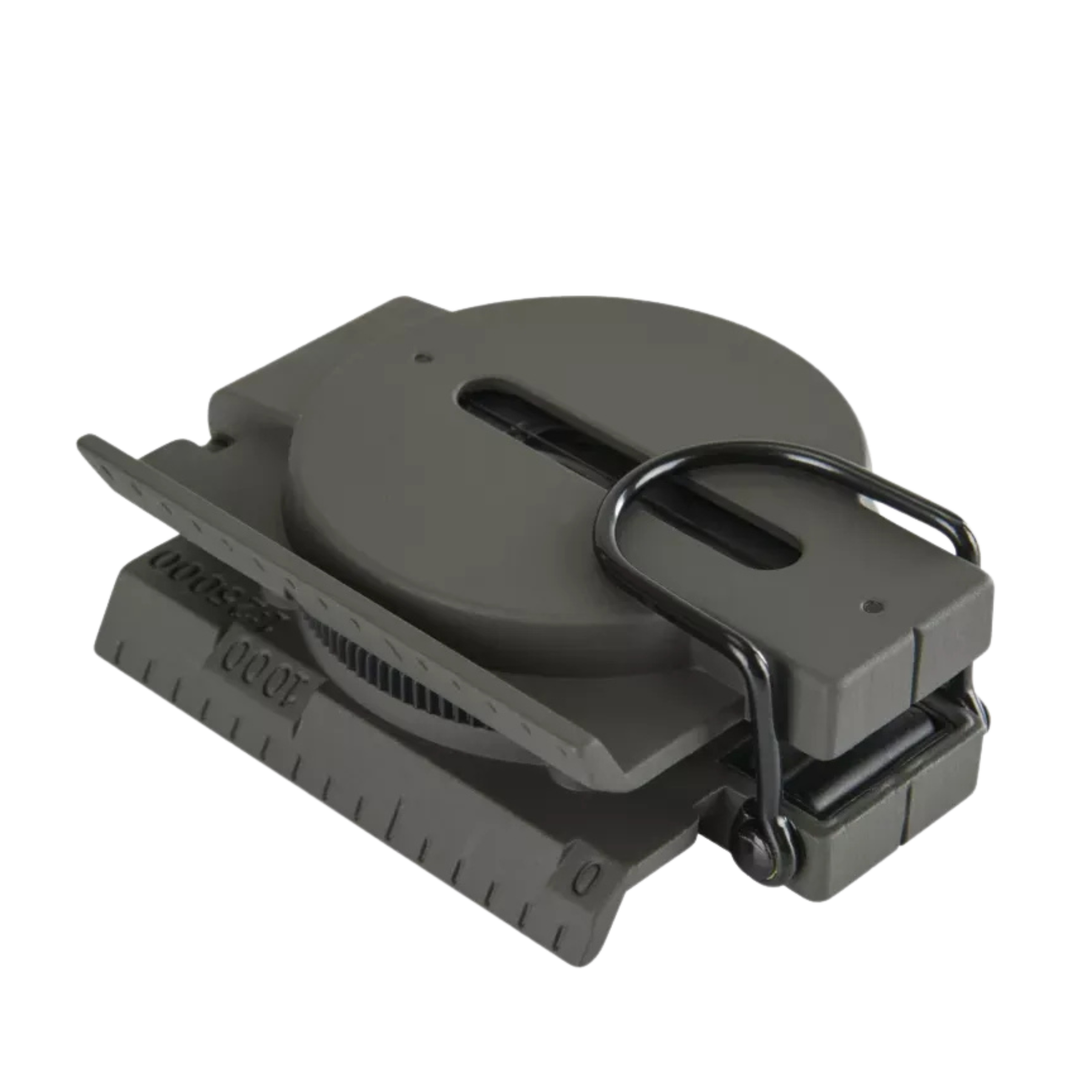 Helikon-Tex Ranger Mk2 Compass Aluminum Bussola prismatica professionale con struttura in alluminio leggero e resistente dotata di quadrante flottante riempito di liquido per una lettura rapida puntatore a tacca e lente d ingrandimento per il rilevamento cartografico preciso, ideale per navigazione terrestre bushcraft e orientamento tattico