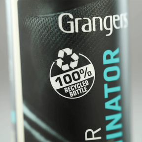 Grangers Odour Eliminator, neutralizzatore spray per odori di scarpe e attrezzatura, deodorante ecologico e rinfrescante, flacone grande da 275ml e flacone da viaggio da 100ml, su backpacco.it