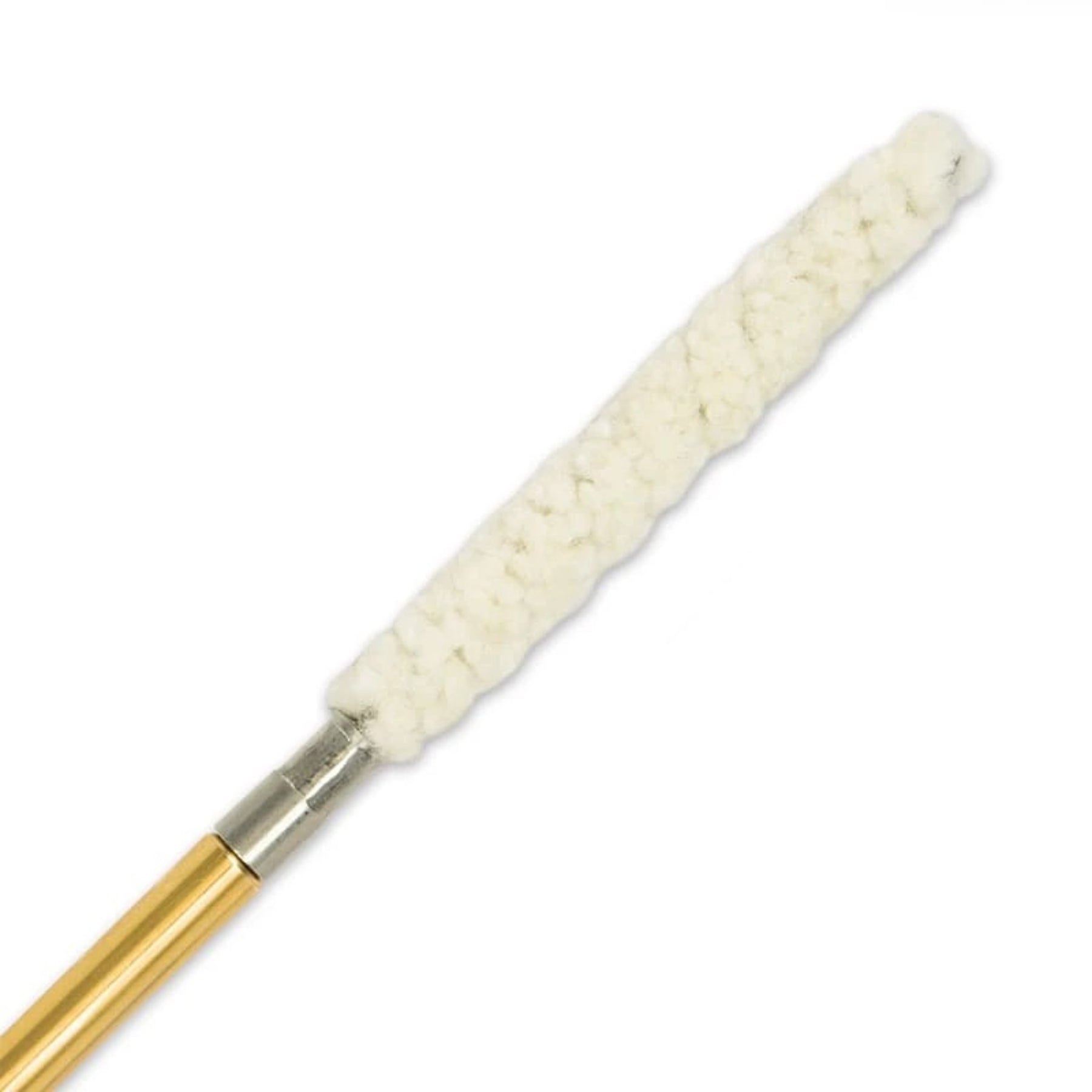 Bore Tech Chamber Mops scovolo morbido in cotone 100% per pulizia e asciugatura camera di cartuccia, attacco filettato per bacchetta manutenzione armi