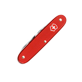 Victorinox Companion Slim Alox coltello multiuso ultra sottile con guance in alluminio zigrinato, forbici, apripacchi con punta cacciavite e apribottiglie. Strumento tascabile svizzero essenziale e resistente per il trasporto quotidiano.