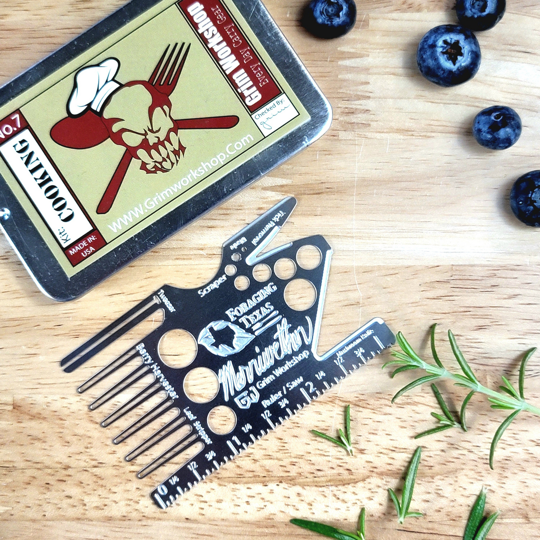 GRIM WORKSHOP | MARK MERRIWETHER SIGNATURE CARD - Card con kit di raccolta erbe