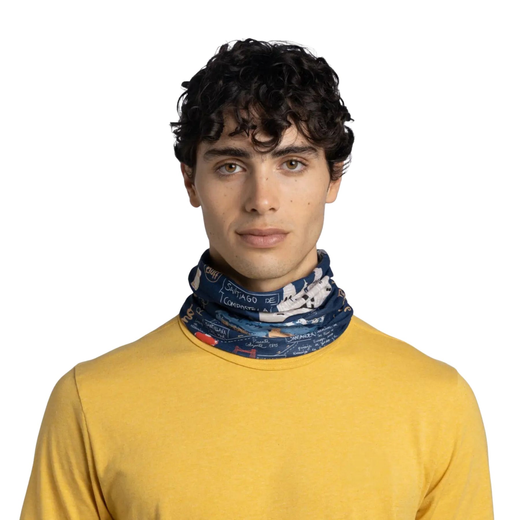 BUFF | COOLNET UV NECKWEAR - CAMINO NORTE NAVY - Scaldacollo con protezione solare - BackPacco - BP-BUFF-138352.787.10.00