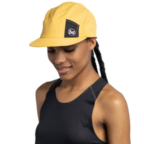 Buff 5 Panel Go Cap cappello sportivo a 5 pannelli con visiera inserti laterali in rete traspirante e patch con logo