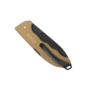 Victorinox Evoke BS Alox coltello chiudibile con lama liscia nera, perno per apertura a una mano rimovibile e guance in alluminio zigrinato ed ergonomico con iconico scudo per outdoor e survival.