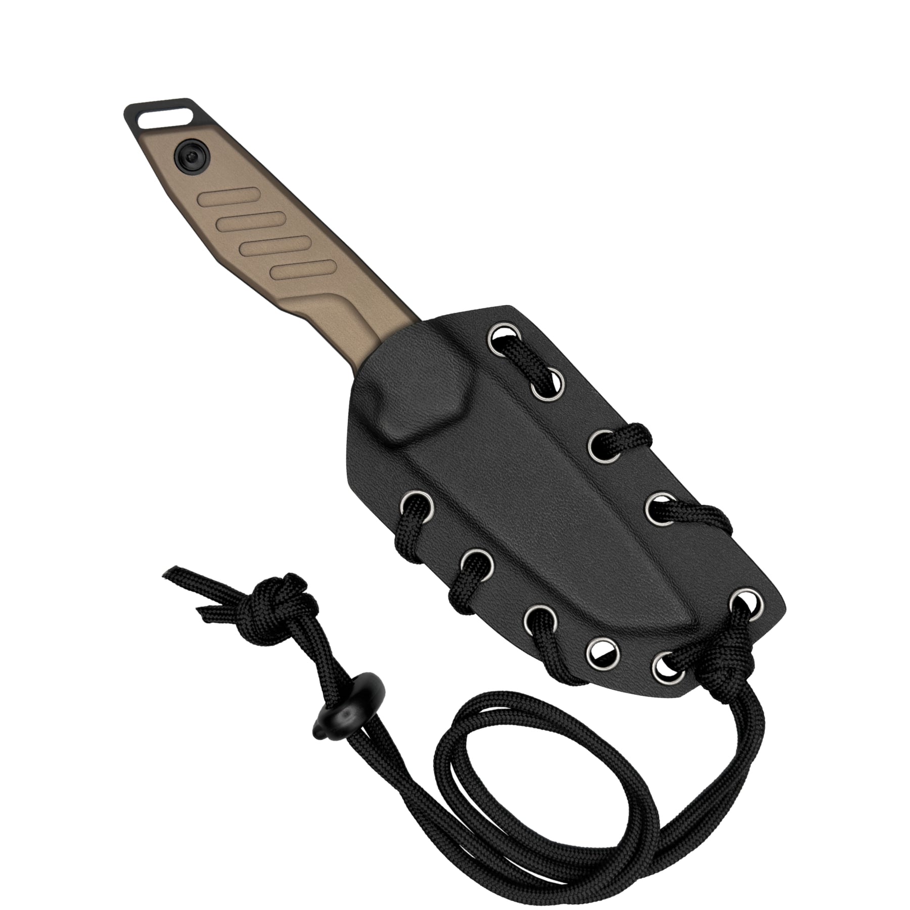 Extrema Ratio BFK Micro coltello a lama fissa compatto con profilo tanto modificato, impugnatura ergonomica sagomata e foro passante per cordino ideale per everyday carry tattico