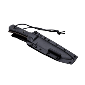 TRC | APOCALYPSE CONVEX GRIND - Coltello a lama fissa - BackPacco - BP-TRC-APOACALYPSE/ELMAX/CONVEC/BLACK-G10