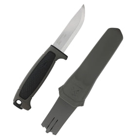 Morakniv Risberg HeavyDuty C coltello a lama fissa in acciaio al carbonio con impugnatura ergonomica antiscivolo per bushcraft e outdoor