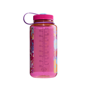 NALGENE | WIDE MOUTH PSYCHEDELIC BOTANICAL PRINT Florals- Borraccia a bocca larga 0.94 L edizione limitata