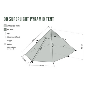 DD | SUPERLIGHT PYRAMID TENT - Tenda
