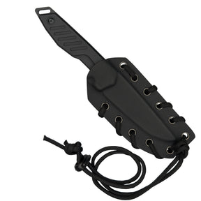Extrema Ratio BFK Pixel coltello a lama fissa compatto con profilo tanto modificato,  impugnatura ergonomica scanalata e passante per cordino ideale per everyday carry tattico