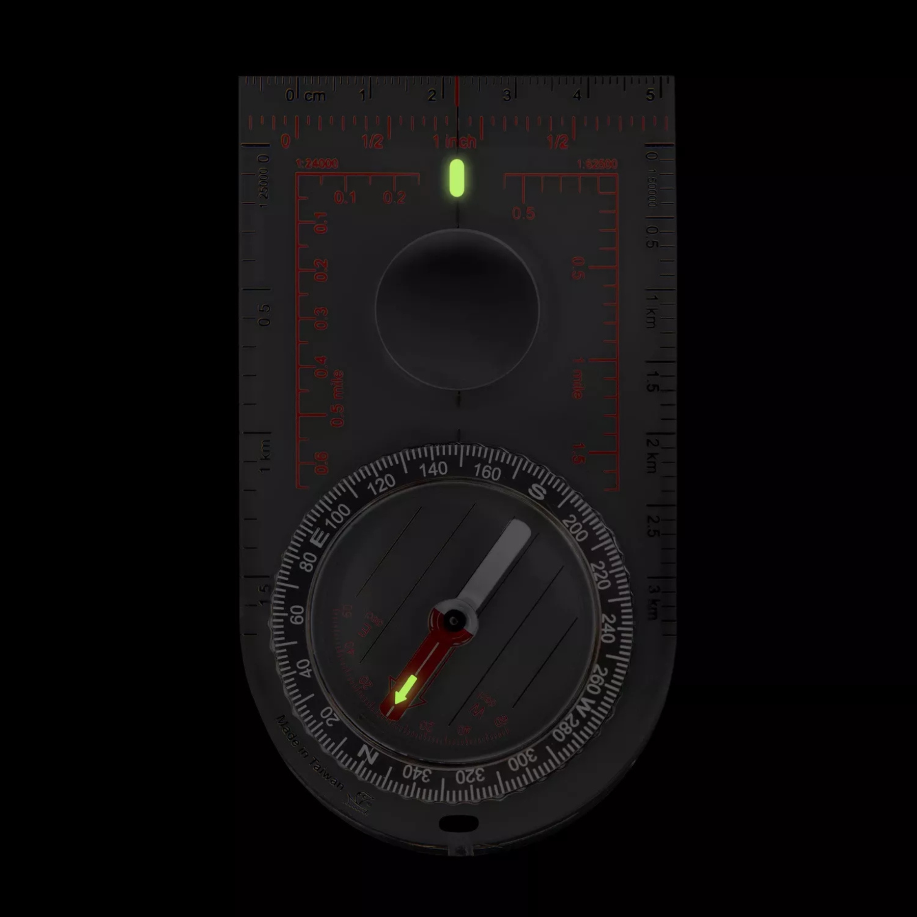 Helikon-Tex Scout Mk2 Compass: bussola cartografica universale riempita di liquido per affidabilità con precisione di +/-3°, base trasparente, lunetta girevole, righelli in cm/pollici, 4 scale (1:25k, 1:24k, 1:62.5k, 1:50k) e parti fosforescenti.