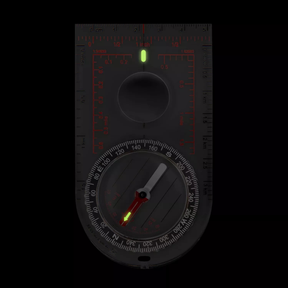 Helikon-Tex Scout Mk2 Compass: bussola cartografica universale riempita di liquido per affidabilità con precisione di +/-3°, base trasparente, lunetta girevole, righelli in cm/pollici, 4 scale (1:25k, 1:24k, 1:62.5k, 1:50k) e parti fosforescenti.