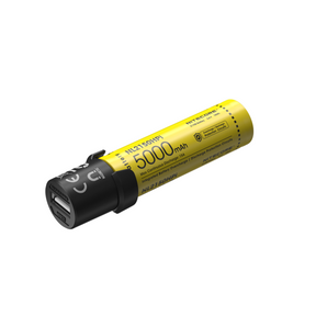 NITECORE | 21700 INTELLIGENT BATTERY SYSTEM - Batteria Li-ion 21700 da 5000 mAh più addon