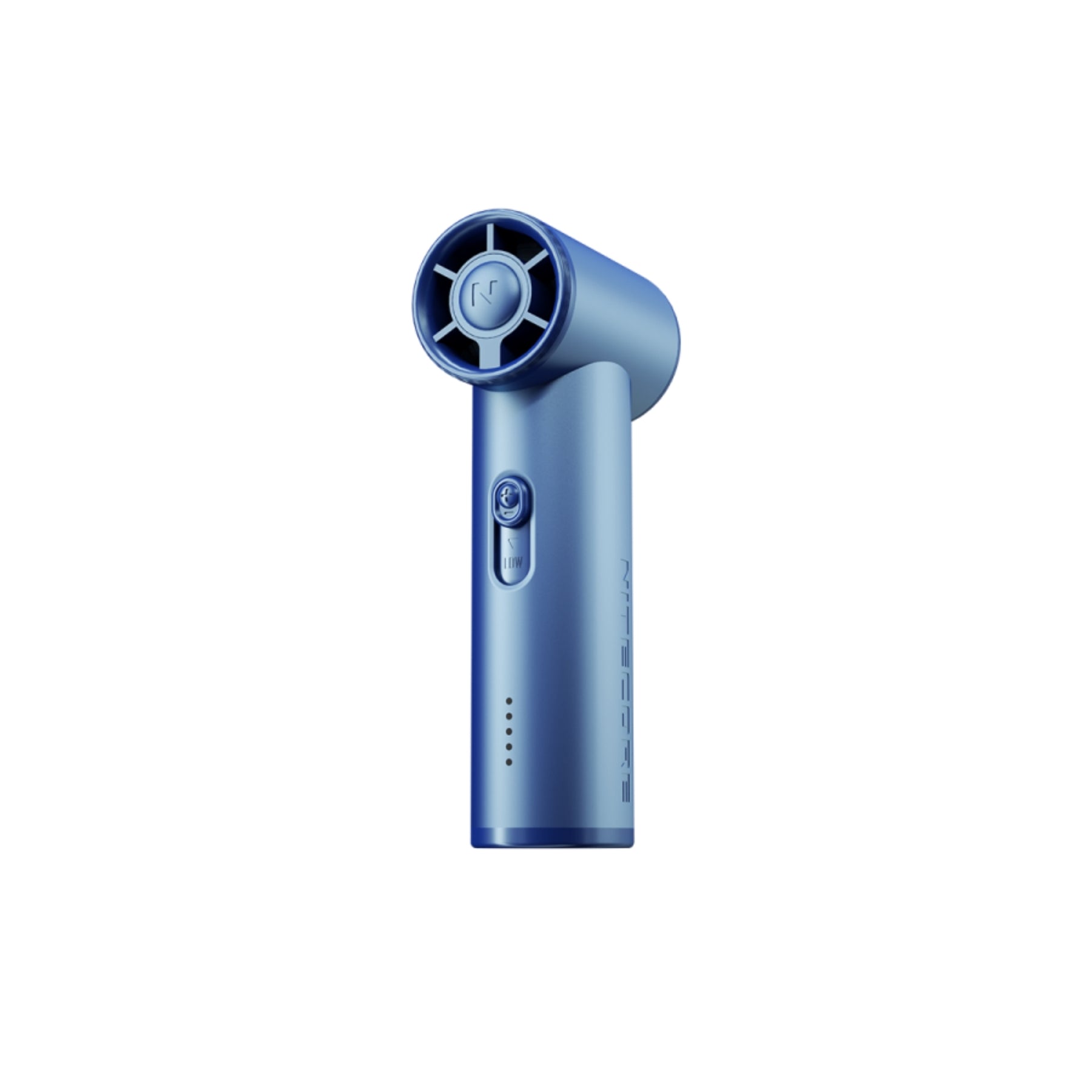Nitecore NEFO1 ventilatore portatile ultralight ricaricabile con pulsante di accensione e indicatori di livello batteria LED