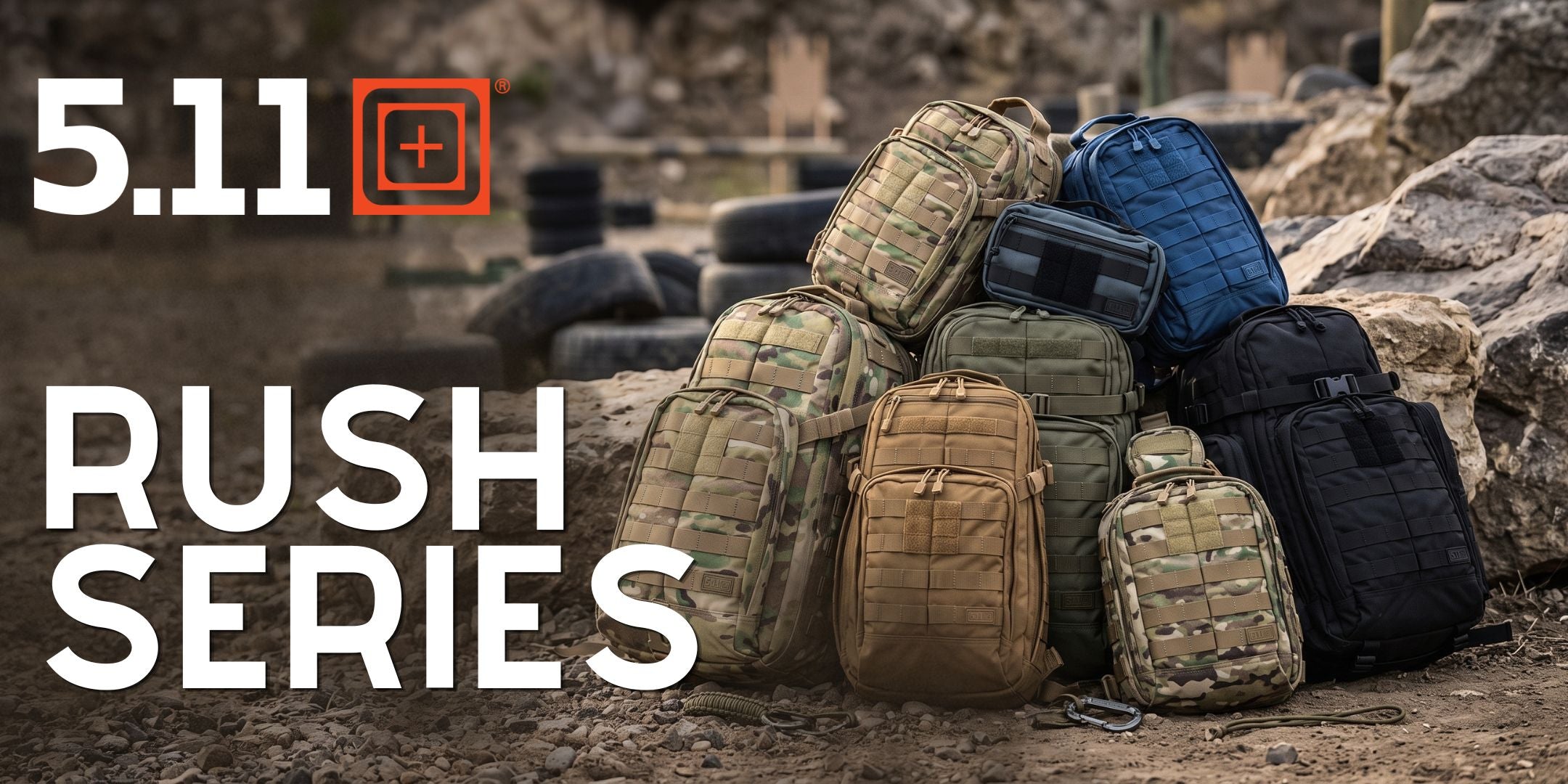 5.11 Tactical RUSH Series zaini e monospalla modulari con sistema MOLLE per equipaggiamento tattico ed everyday carry in ambiente outdoor