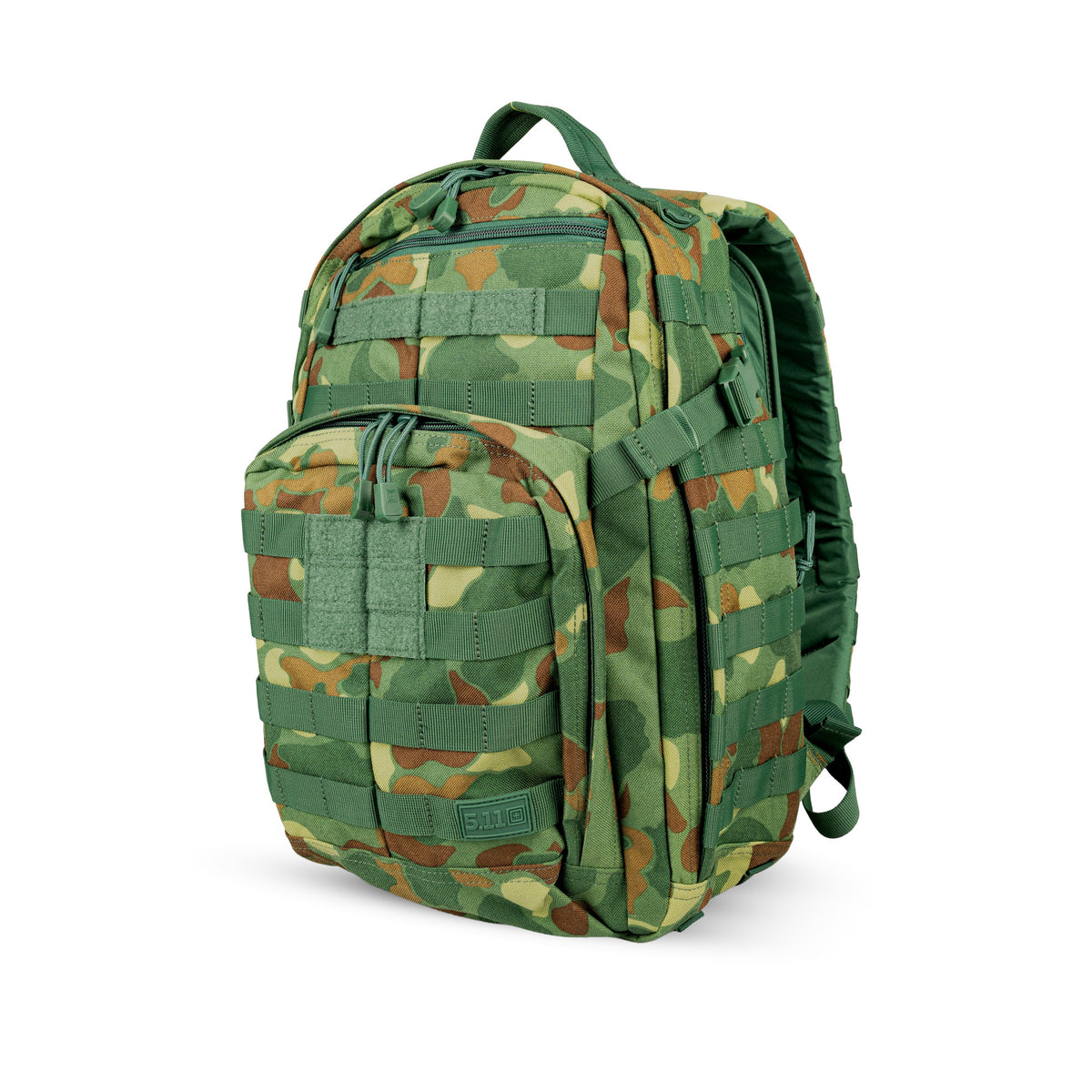 5.11 Tactical RUSH12 2.0 24L zaino tattico modulare in nylon 1050D con sistema MOLLE Center Line, scomparto imbottito per laptop, tasca CCW a scomparsa, tasca admin e compatibilità idratazione, ideale per outdoor, bushcraft ed EDC