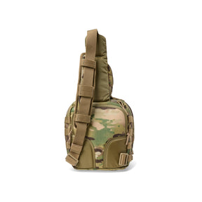 5.11 Tactical RUSH MOAB 6 Zaino monospalla ambidestro 11L in nylon 1050D. Design compatto con tasca CCW nascosta, scomparto occhiali foderato in pile e sistema MOLLE esteso. Compatibile Tier System per aggancio a zaini maggiori. Ideale per EDC, utility e operazioni rapide.