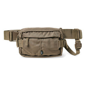 5.11 Tactical LV6 Waist Pack 2.0 marsupio tattico EDC da 3 litri in nylon 840D con cinghie di compressione laterali, tasca frontale con zip e scomparto posteriore a scomparsa, ideale per porto occulto CCW e uso outdoor.