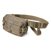 5.11 Tactical LV6 Waist Pack 2.0 marsupio tattico EDC da 3 litri in nylon 840D con cinghie di compressione laterali, tasca frontale con zip e scomparto posteriore a scomparsa, ideale per porto occulto CCW e uso outdoor.