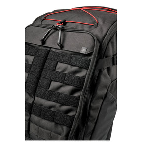 5.11 MVR 35L Backpack Zaino tattico modulare con design Center Line per bilanciamento del carico. Realizzato in poliestere 900D resistente alle abrasioni con apertura principale a 270 gradi, pannello posteriore ventilato in HDPE e tasche interne dedicate per organizzazione rapida.