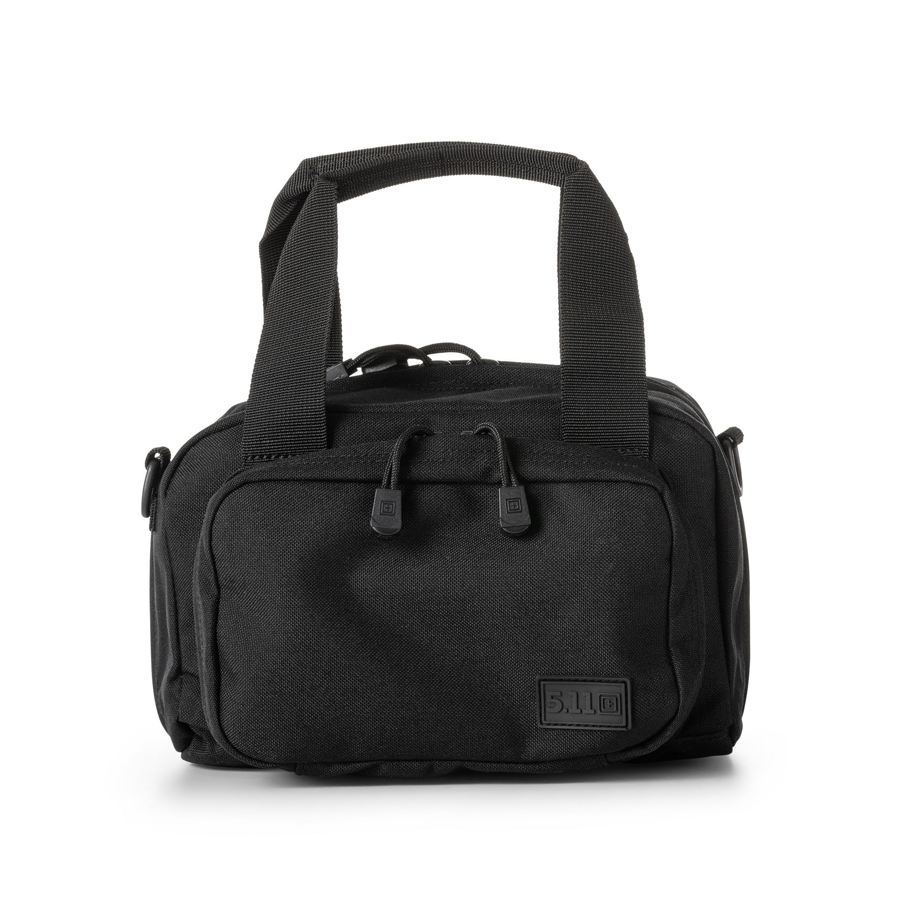 Borsa tattica 5.11 Small Kit Bag da 8 litri**, di colore nero, compatta e versatile per il trasporto di attrezzatura (Field Tested), con doppia maniglia superiore e tracolla a D per il trasporto