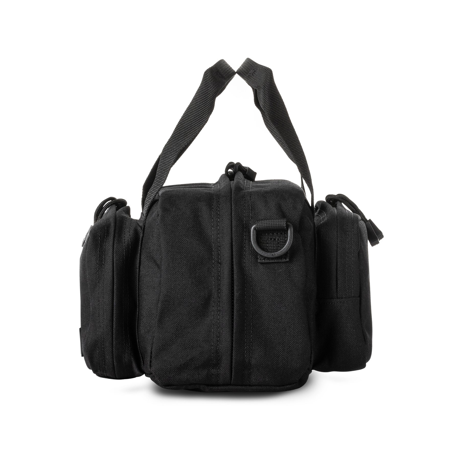 Borsa tattica 5.11 Small Kit Bag da 8 litri**, di colore nero, compatta e versatile per il trasporto di attrezzatura (Field Tested), con doppia maniglia superiore e tracolla a D per il trasporto