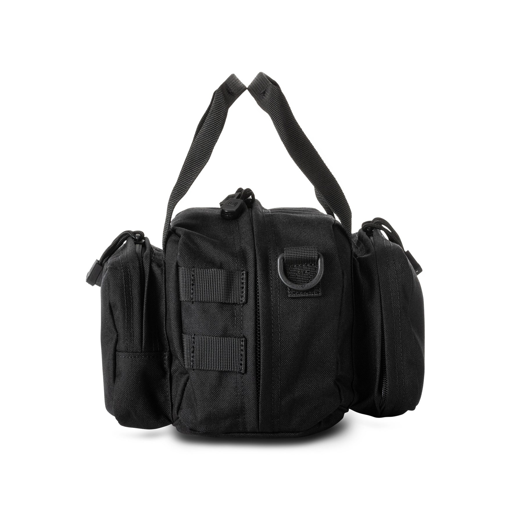 Borsa tattica 5.11 Small Kit Bag da 8 litri**, di colore nero, compatta e versatile per il trasporto di attrezzatura (Field Tested), con doppia maniglia superiore e tracolla a D per il trasporto