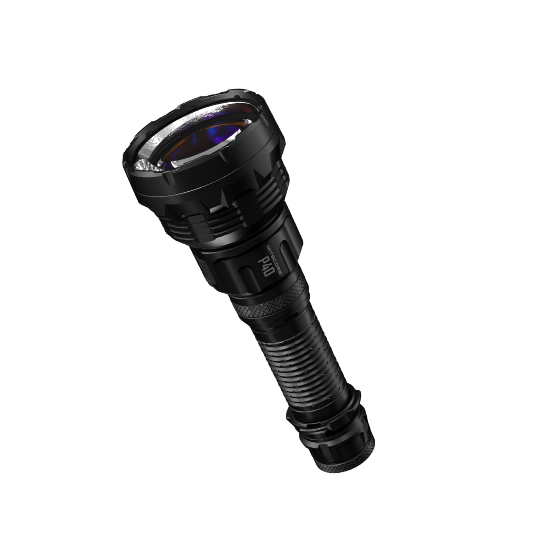 Torcia palmare NITECORE P40 LEP 2000 lumen nera, potente faro a LEP tattico