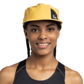 Buff 5 Panel Go Cap cappello sportivo a 5 pannelli con visiera inserti laterali in rete traspirante e patch con logo