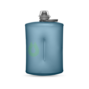 HYDRAPAK STOW, bottiglia pieghevole compatta con tappo e beccuccio, ideale per attività outdoor, disponibile su backpacco.it"