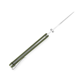 Buck 110 Slim Select coltello chiudibile EDC con lama clip point in acciaio 420HC, perno per apertura a una mano, sistema di blocco back lock e impugnatura ergonomica leggera in nylon rinforzato, ideale per outdoor e porto quotidiano.